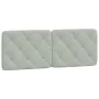 Bed with light gray velvet mattress 120x200 cm by vidaXL, Beds and slatted bases - Ref: Foro24-3208646, Price: 339,60 €, Disc...