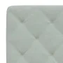 Bed with light gray velvet mattress 120x200 cm by vidaXL, Beds and slatted bases - Ref: Foro24-3208646, Price: 339,60 €, Disc...
