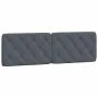 Bett mit dunkelgrauer Samtmatratze 160x200 cm von vidaXL, Betten und Lattenroste - Ref: Foro24-3208665, Preis: 423,45 €, Raba...