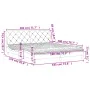 Cama con colchón terciopelo gris oscuro 180x200 cm de vidaXL, Camas y somieres - Ref: Foro24-3208671, Precio: 463,77 €, Descu...