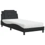 Bett mit schwarzer Kunstledermatratze 80x200 cm von vidaXL, Betten und Lattenroste - Ref: Foro24-3208824, Preis: 247,25 €, Ra...