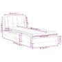 Cama con colchón cuero sintético negro 80x200 cm de vidaXL, Camas y somieres - Ref: Foro24-3208824, Precio: 247,25 €, Descuen...