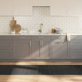 Rectangular gray bamboo rug 70x1000 cm by vidaXL, Rugs - Ref: Foro24-376898, Price: 80,77 €, Discount: %
