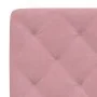 Estructura de cama con cabecero de terciopelo rosa 120x200 cm de vidaXL, Camas y somieres - Ref: Foro24-3207916, Precio: 203,...