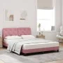 Bett mit rosa Samtmatratze 120x200 cm von vidaXL, Betten und Lattenroste - Ref: Foro24-3208651, Preis: 382,40 €, Rabatt: %