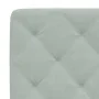 Bett mit hellgrauer Samtmatratze 160x200 cm von vidaXL, Betten und Lattenroste - Ref: Foro24-3208664, Preis: 409,98 €, Rabatt: %