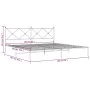 Estructura de cama con cabecero metal negro 193x203 cm de vidaXL, Camas y somieres - Ref: Foro24-376508, Precio: 122,46 €, De...