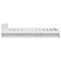 White engineered wood bed with drawers 140x190 cm by vidaXL, Beds and slatted bases - Ref: Foro24-3280762, Price: 172,95 €, D...