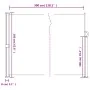 Toldo lateral retráctil gris taupe 160x300 cm de vidaXL, Sombrillas - Ref: Foro24-4004319, Precio: 101,92 €, Descuento: %