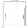 White retractable side awning 200x600 cm by vidaXL, Umbrellas - Ref: Foro24-4004556, Price: 143,81 €, Discount: %