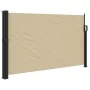 Beige retractable side awning 120x500 cm by vidaXL, Umbrellas - Ref: Foro24-4004405, Price: 115,35 €, Discount: %