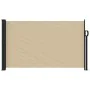 Beige retractable side awning 120x500 cm by vidaXL, Umbrellas - Ref: Foro24-4004405, Price: 115,35 €, Discount: %