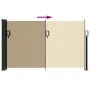 Beige retractable side awning 120x500 cm by vidaXL, Umbrellas - Ref: Foro24-4004405, Price: 115,35 €, Discount: %
