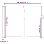 Taupe gray retractable side awning 170x300 cm by vidaXL, Umbrellas - Ref: Foro24-4004334, Price: 104,10 €, Discount: %