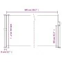 Dunkelgrüne einziehbare Seitenmarkise 120x600 cm von vidaXL, Sonnenschirme - Ref: Foro24-4004500, Preis: 103,26 €, Rabatt: %