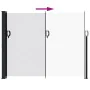 White retractable side awning 160x500 cm by vidaXL, Umbrellas - Ref: Foro24-4004436, Price: 106,33 €, Discount: %