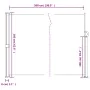 White retractable side awning 160x500 cm by vidaXL, Umbrellas - Ref: Foro24-4004436, Price: 106,33 €, Discount: %