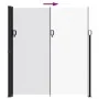 Weiße einziehbare Seitenmarkise 220x600 cm von vidaXL, Sonnenschirme - Ref: Foro24-4004571, Preis: 127,80 €, Rabatt: %