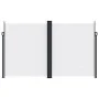 Toldo lateral retráctil blanco 200x600 cm de vidaXL, Sombrillas - Ref: Foro24-4004661, Precio: 150,95 €, Descuento: %