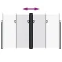 Toldo lateral retráctil blanco 200x600 cm de vidaXL, Sombrillas - Ref: Foro24-4004661, Precio: 150,95 €, Descuento: %