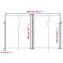 Toldo lateral retráctil blanco 200x600 cm de vidaXL, Sombrillas - Ref: Foro24-4004661, Precio: 150,95 €, Descuento: %