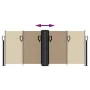 Taupe gray retractable side awning 100x1000 cm by vidaXL, Umbrellas - Ref: Foro24-4004694, Price: 110,46 €, Discount: %