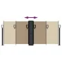 Toldo lateral retráctil gris taupe 100x1000 cm de vidaXL, Sombrillas - Ref: Foro24-4004694, Precio: 110,42 €, Descuento: %