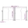 Toldo lateral retráctil gris taupe 100x1000 cm de vidaXL, Sombrillas - Ref: Foro24-4004694, Precio: 110,42 €, Descuento: %
