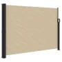 Beige retractable side awning 140x500 cm by vidaXL, Umbrellas - Ref: Foro24-4004420, Price: 110,11 €, Discount: %