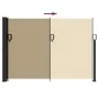 Beige retractable side awning 140x500 cm by vidaXL, Umbrellas - Ref: Foro24-4004420, Price: 110,11 €, Discount: %
