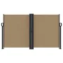 Toldo lateral retráctil gris taupe 140x1000 cm de vidaXL, Sombrillas - Ref: Foro24-4004724, Precio: 127,81 €, Descuento: %