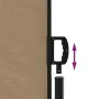 Toldo lateral retráctil gris taupe 140x1000 cm de vidaXL, Sombrillas - Ref: Foro24-4004724, Precio: 127,81 €, Descuento: %