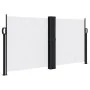 White retractable side awning 120x600 cm by vidaXL, Umbrellas - Ref: Foro24-4004601, Price: 114,18 €, Discount: %