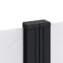 Toldo lateral retráctil blanco 120x600 cm de vidaXL, Sombrillas - Ref: Foro24-4004601, Precio: 114,18 €, Descuento: %