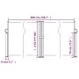 Beige einziehbare Seitenmarkise 100x600 cm von vidaXL, Sonnenschirme - Ref: Foro24-4004585, Preis: 105,03 €, Rabatt: %