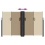 Toldo lateral retráctil gris taupe 140x1200 cm de vidaXL, Sombrillas - Ref: Foro24-4004814, Precio: 138,29 €, Descuento: %