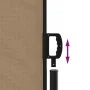 Taupe gray retractable side awning 140x1200 cm by vidaXL, Umbrellas - Ref: Foro24-4004814, Price: 138,32 €, Discount: %
