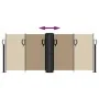 Taupegraue einziehbare Seitenmarkise 100x600 cm von vidaXL, Sonnenschirme - Ref: Foro24-4004589, Preis: 104,94 €, Rabatt: %