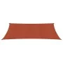 Toldo de vela HDPE terracota 160 g/m² 5x8 m de vidaXL, Sombrillas - Ref: Foro24-311358, Precio: 74,03 €, Descuento: %