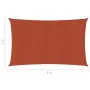 Terracotta HDPE sail awning 160 g/m² 5x8 m by vidaXL, Umbrellas - Ref: Foro24-311358, Price: 74,03 €, Discount: %