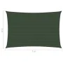 Sail awning HDPE dark green 160 g/m² 6x7 m by vidaXL, Umbrellas - Ref: Foro24-311469, Price: 77,29 €, Discount: %