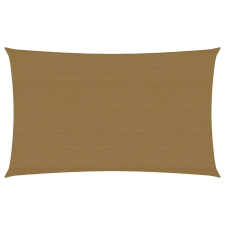 Taupe gray HDPE sail awning 160 g/m² 2.5x5 m by vidaXL, Umbrellas - Ref: Foro24-311401, Price: 35,77 €, Discount: %