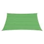 Toldo de vela HDPE verde claro 160 g/m² 3x3 m by vidaXL, Umbrellas - Ref: Foro24-311274, Price: 27,60 €, Discount: %