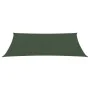 Toldo de vela verde oscuro HDPE 160 g/m² 2x5 m de vidaXL, Sombrillas - Ref: Foro24-311451, Precio: 30,60 €, Descuento: %