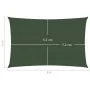 Toldo de vela HDPE verde oscuro 160 g/m² 6x8 m de vidaXL, Sombrillas - Ref: Foro24-311470, Precio: 89,02 €, Descuento: %