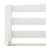 Estructura de cama de madera maciza de pino blanca 120x200 cm de vidaXL, Camas y somieres - Ref: Foro24-322070, Precio: 120,7...