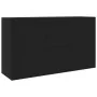 Black plywood sideboard 120x36x69 cm by vidaXL, Sideboards - Ref: Foro24-801842, Price: 138,62 €, Discount: %