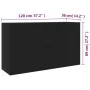 Schwarzes Sperrholz-Sideboard 120x36x69 cm von vidaXL, Sideboards - Ref: Foro24-801842, Preis: 138,62 €, Rabatt: %