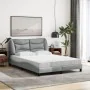 Bed with light gray fabric mattress 120x200 cm by vidaXL, Beds and slatted bases - Ref: Foro24-3208520, Price: 353,62 €, Disc...