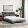 Bett mit dunkelgrauer Stoffmatratze 120x200 cm von vidaXL, Betten und Lattenroste - Ref: Foro24-3208521, Preis: 357,37 €, Rab...